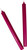 Caspari 10" Straight Taper Candles, Raspberry - Set of 2 (CA87.2)