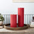 Root Timberline Pillar Candle, 3x3" Red (33368)