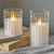 TAG Anya Led Glass Hurricane 3x6 - Clear (G18412)