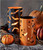TAG Hurricane Candle Holder, Spooky Bats - Black (G18580)
