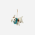 One Hundred 80 Degrees Wool Dog Ornament, with Wreath - 4" (HW0270A)