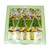 Caspari Christmas Crackers, Gilded Tree, Box of 6 (CK175.12)