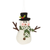 Ganz Ornament, Comfy & Cozy - Snowman Top Hat (EX22422B)