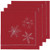 Now Designs Christmas Napkins, Snowflakes - Set of 4 (NNP2414D)