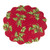 C&F Home Quilted Placemats, Holly Red - Set of 4 (862602123R)