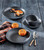 TAG Brooklyn Melamine Dinner Plate- Charcoal (G18973)