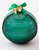One Hundred 80 Degrees 4.5" Christmas Ball Candle, Green (KS0020A)