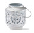 TAG Aura Enamel Lantern Medium,  White Candle Holder (G19808)