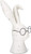 Raz Imports Rabbit Floppy Ears With Round Glasses, 10.75" (4011105)