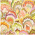 Caspari Paper Beverage Napkins, Marbled Ceramica Raspberry & Chartreuse - 2 Packs (18450C)