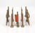 Department 56 Halloween Village Accessory, Brown Crossbuck Fence - Set of 4 (6014716)