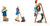 Department 56 Snow Village Figurine, Friends and Neighbors - Set of 3 (6013450)