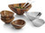 Nambé Butterfly Salad Bowl w/ Servers (5005)