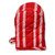 TAG Half Oven Mitt, Enchanting Red Stripe (G20508)
