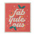 Design Imports Swedish Dish Cloth, Fab-Yule-Ous (755491B)