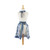 Design Imports India Printed Apron, Blue Ophelia (755999)