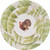 Caspari Round Paper Salad/Dessert Plates, Turkey Among Ferns - 2 Packs (18770SP)