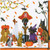 Caspari Recycled Paper Luncheon Napkins, Halloween Pets - 2 Packs (18800EL)
