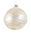 RAZ Imports Pearlescent Glass Ornament, Ball Shape (4522897A)