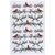 Now Designs Floursack Dishtowels, Birds & Boughs of Christmas - Set of 3 (NKT3595D)