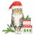 Paperproducts Design Beverage Napkins, Christmas Kitty - 2 Packs (3253781)