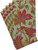 Caspari Paper Guest Towel Napkins, Paisley Leaves Sage Green - 2 Packs (18762G)