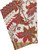Caspari Paper Guest Towel Napkins, Paisley Leaves Ivory - 2 Packs (18760G)