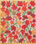 Caspari Paper Guest Towel Napkins, Swirling Leaves White - 2 Packs (18740G)
