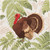 Caspari Paper Luncheon Napkins, Turkey Among Ferns - 2 Packs (18770L)