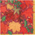 Caspari Paper Beverage Napkins, Swirling Leaves Burgundy - 2 Packs (18741C)
