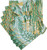 Caspari Paper Beverage Napkins, Willows Green - 2 Packs (18730C)