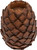 Boston International Tealight Candle Holder, 5.5" Natural Pinecone (XAX23402)