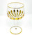 Gage Anniversary Edition 24K Gold Venetian Gin/Oversized Wine Glass, 27 oz (PCVA524)