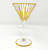 Gage Timeless 24K Gold Venetian Martini Glass, 7 oz (PCVA723)