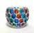 Gage Kaleidoscope Murano Style Small Votive Holder (SC601M)