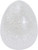 Boston International Easter Large Speckled White Glass Egg (DAL25137)