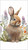 Paperproducts Design Guest Towel Napkins, Belle Bunny - 2 Packs (141002622)