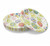 Caspari Round Paper Salad/Dessert Plate, Les Oeufs - 2 Packs (18990SP)