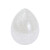 Boston International Speckled Glass Egg - White, Small (DAL25138)