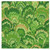 Caspari Paper Beverage Napkins, Marbled Ceramica Green - 2 Packs (18453C)