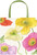 Caspari Small Square Gift Bag, Poppy (10154B1.5)