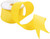 Caspari Yellow Wired Ribbon - 8 Yards (R807)