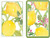 Caspari Bridge Playing Cards, Limoncello - Set of 2 Decks (PC152)