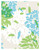 Caspari Assorted Note Cards, Chrysanthemum - Box of 10 (96616.46A)