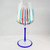 Gage Venetian Timeless Wine Glass, Blue Stem (VA721BLUE)