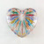 Gage Venetian Crystal Heart Jewelry Box, Colorful Murano Glass (SC536M)