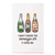 Mud Pie Champagne Printed Towel (42170300C)