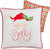 RAZ Imports 18" Jolly Santa Plaid Pillow (4536645)