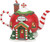 Department 56 North Pole Village, Peppermint Tea Shop Lit Building (6011406)