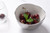 Pampa Bay Titanium-Plated Porcelain Small Bowl, White/Silver (THS-2600-W)